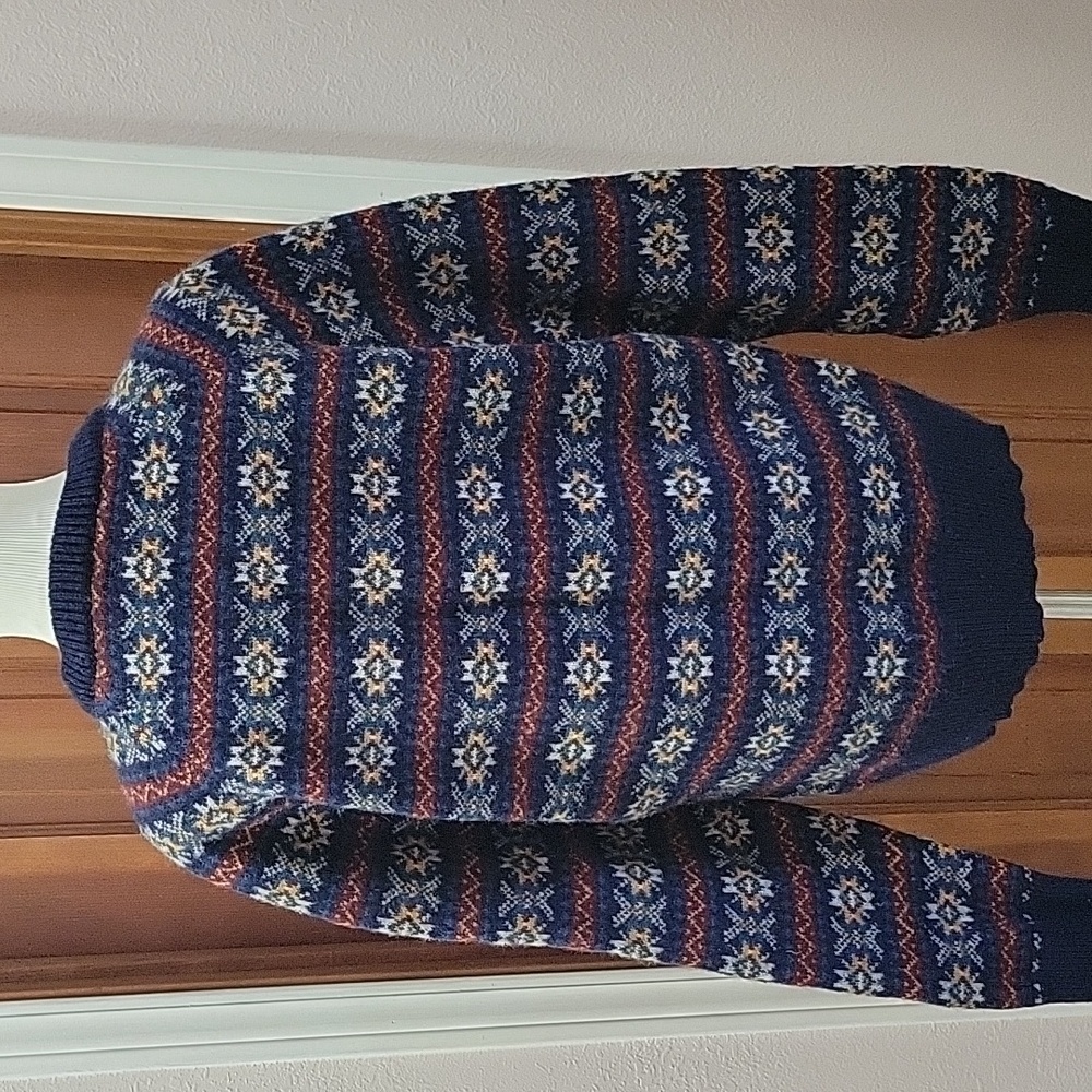 J. Crew Multicolor Patterned Crewneck Sweater - Picture 4 of 6